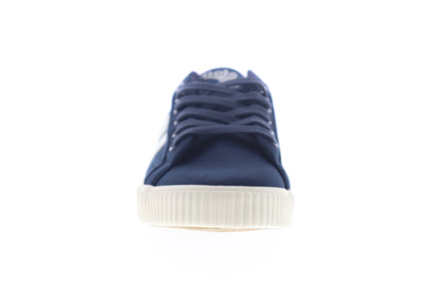 Gola Tennis Mark Cox CMA280 Mens Blue Canvas Lace Up Lifestyle Sneakers Shoes