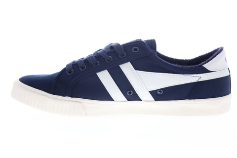 Gola Tennis Mark Cox CMA280 Mens Blue Canvas Lace Up Lifestyle Sneakers Shoes