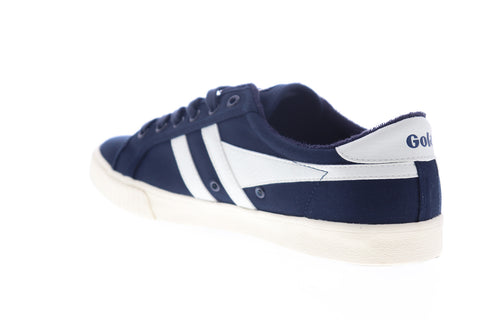 Gola Tennis Mark Cox CMA280 Mens Blue Canvas Lace Up Lifestyle Sneakers Shoes