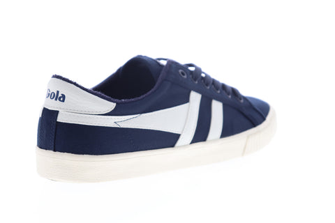 Gola Tennis Mark Cox CMA280 Mens Blue Canvas Lace Up Lifestyle Sneakers Shoes