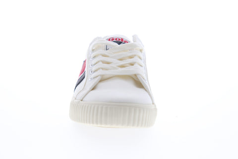 Gola Tennis Mark Cox CMA280 Mens Beige Tan Canvas Lifestyle Sneakers Shoes