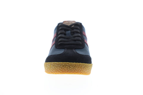 Gola Harrier Millerain CMA308 Mens Blue Canvas Retro Low Top Sneakers Shoes