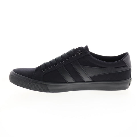 Gola Varsity CMA331 Mens Black Canvas Lace Up Lifestyle Sneakers Shoes