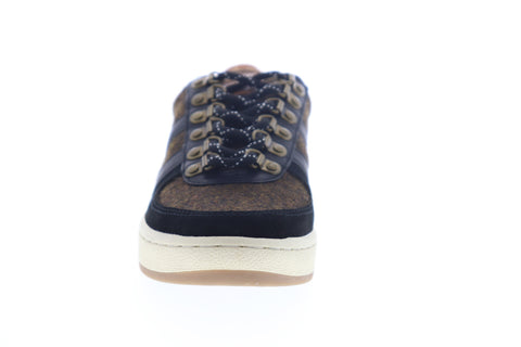 Gola Ascent Low CMA358 Mens Brown Suede Lace Up Lifestyle Sneakers Shoes