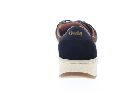 Gola Ascent Low CMA358 Mens Brown Suede Lace Up Lifestyle Sneakers Shoes