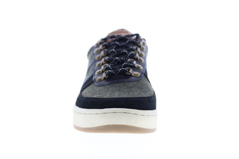 Gola Ascent Low CMA358 Mens Black Canvas Lace Up Lifestyle Sneakers Shoes