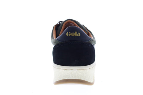 Gola Ascent Low CMA358 Mens Black Canvas Lace Up Lifestyle Sneakers Shoes