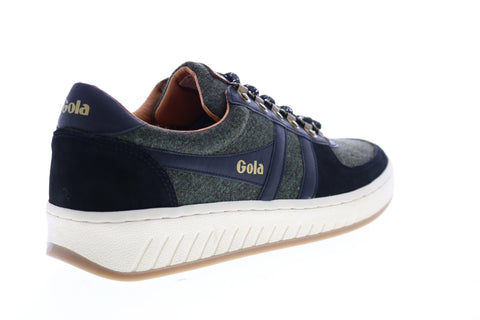 Gola Ascent Low CMA358 Mens Black Canvas Lace Up Lifestyle Sneakers Shoes