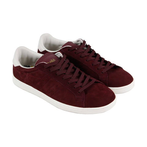 Gola Tennis 79 CMA392 Mens Red Suede Casual Lace Up Low Top Sneakers Shoes