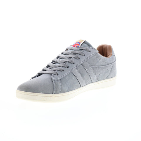 Gola Equipe Suede CMA495 Mens Gray Suede Lace Up Lifestyle Sneakers Shoes
