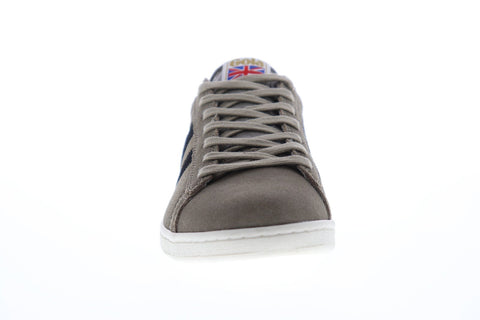 Gola Equipe Suede Mens Gray Suede Low Top Lace Up Sneakers Shoes