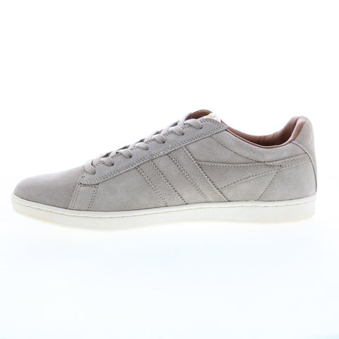 Gola Equipe Suede CMA495 Mens Gray Suede Lace Up Lifestyle Sneakers Shoes
