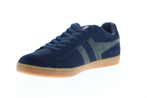 Gola Equipe Suede CMA495 Mens Blue Lace Up Lifestyle Sneakers Shoes