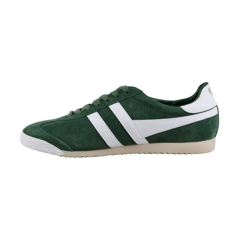Gola Harrier 50 CMA501 Mens Green Suede Casual Lace Up Low Top Sneakers Shoes