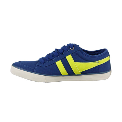 Gola Comet CMA516 Mens Blue Canvas Low Top Lace Up Lifestyle Sneakers Shoes