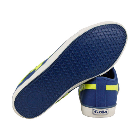 Gola Comet CMA516 Mens Blue Canvas Low Top Lace Up Lifestyle Sneakers Shoes