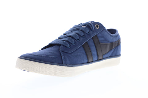 Gola Comet CMA516 Mens Blue Canvas Lace Up Lifestyle Sneakers Shoes