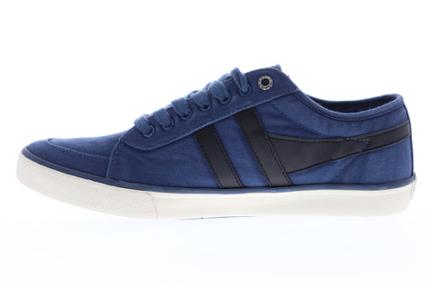 Gola Comet CMA516 Mens Blue Canvas Lace Up Lifestyle Sneakers Shoes
