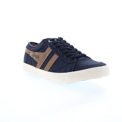 Gola Comet CMA516 Mens Black Canvas Lace Up Lifestyle Sneakers Shoes