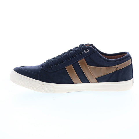 Gola Comet CMA516 Mens Black Canvas Lace Up Lifestyle Sneakers Shoes