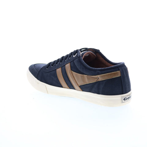 Gola Comet CMA516 Mens Black Canvas Lace Up Lifestyle Sneakers Shoes