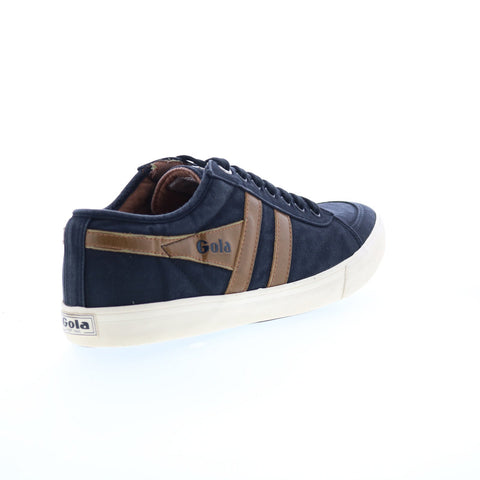 Gola Comet CMA516 Mens Black Canvas Lace Up Lifestyle Sneakers Shoes