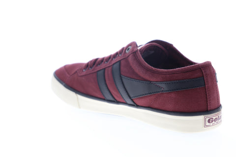 Gola Comet CMA516 Mens Burgundy Canvas Lace Up Lifestyle Sneakers Shoes