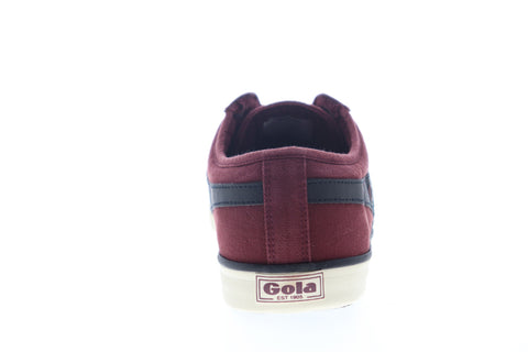 Gola Comet CMA516 Mens Burgundy Canvas Lace Up Lifestyle Sneakers Shoes