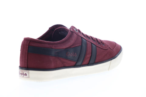 Gola Comet CMA516 Mens Burgundy Canvas Lace Up Lifestyle Sneakers Shoes