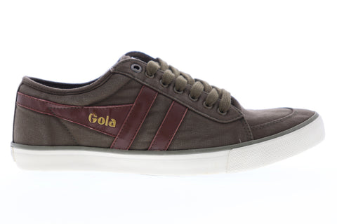 Gola Comet CMA516 Mens Brown Canvas Retro Low Top Lifestyle Sneakers Shoes