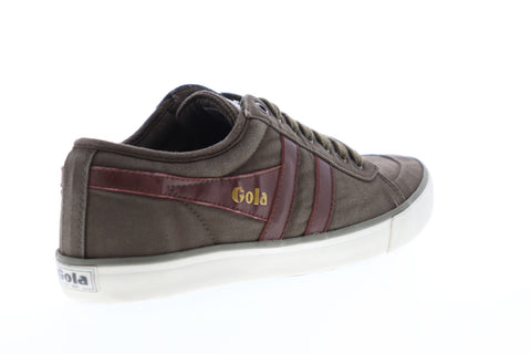 Gola Comet CMA516 Mens Brown Canvas Retro Low Top Lifestyle Sneakers Shoes