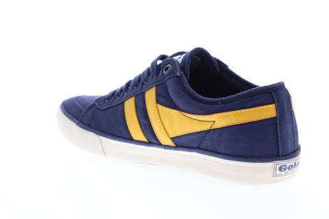 Gola Comet CMA516 Mens Blue Canvas Retro Low Top Lifestyle Sneakers Shoes