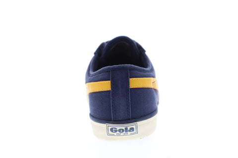 Gola Comet CMA516 Mens Blue Canvas Retro Low Top Lifestyle Sneakers Shoes