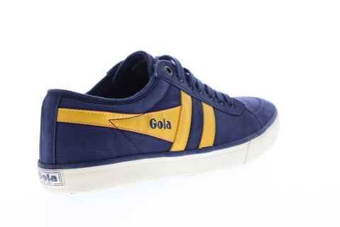 Gola Comet CMA516 Mens Blue Canvas Retro Low Top Lifestyle Sneakers Shoes