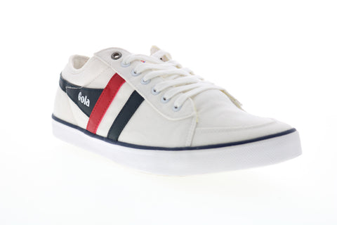 Gola Comet CMA516 Mens White Canvas Lace Up Lifestyle Sneakers Shoes