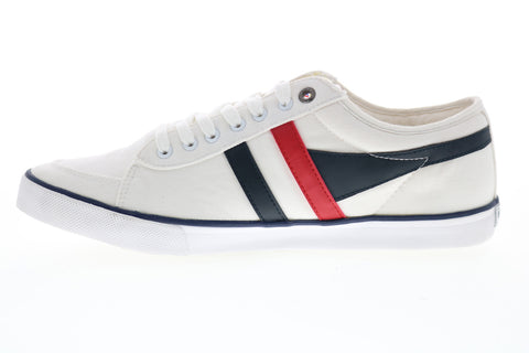 Gola Comet CMA516 Mens White Canvas Lace Up Lifestyle Sneakers Shoes