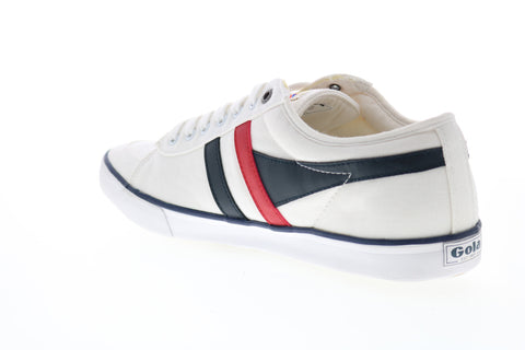 Gola Comet CMA516 Mens White Canvas Lace Up Lifestyle Sneakers Shoes