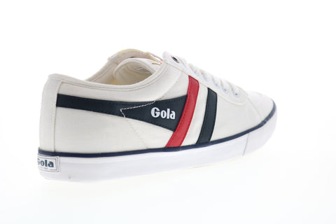 Gola Comet CMA516 Mens White Canvas Lace Up Lifestyle Sneakers Shoes