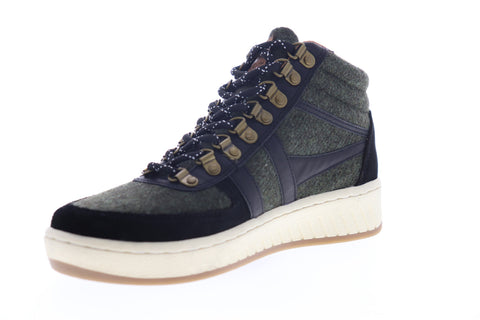 Gola Ascent High CMA521 Mens Gray Suede Mid Top Lace Up Lifestyle Sneakers Shoes