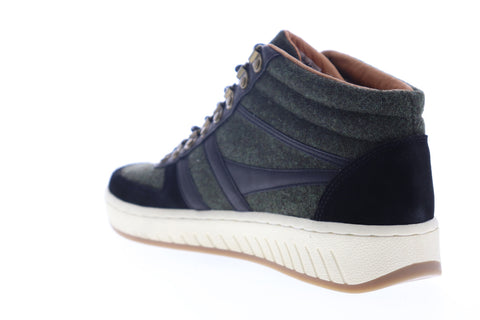 Gola Ascent High CMA521 Mens Gray Suede Mid Top Lace Up Lifestyle Sneakers Shoes