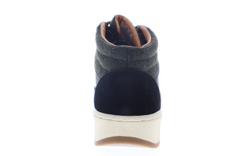 Gola Ascent High CMA521 Mens Gray Suede Mid Top Lace Up Lifestyle Sneakers Shoes