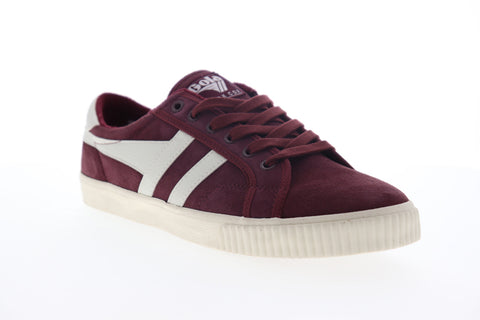 Gola Tennis Mark Cox CMA541 Mens Burgundy Suede Lifestyle Sneakers Shoes