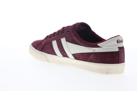 Gola Tennis Mark Cox CMA541 Mens Burgundy Suede Lifestyle Sneakers Shoes