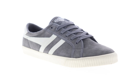 Gola Tennis Mark Cox CMA541 Mens Gray Suede Lace Up Lifestyle Sneakers Shoes