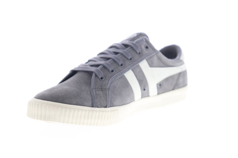 Gola Tennis Mark Cox CMA541 Mens Gray Suede Lace Up Lifestyle Sneakers Shoes