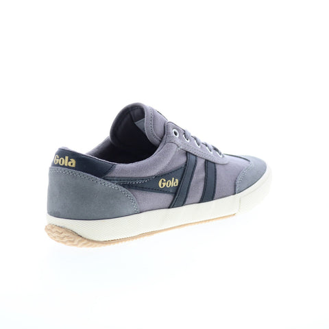 Gola Badminton CMA548 Mens Gray Canvas Lace Up Lifestyle Sneakers Shoes