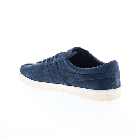 Gola Trainer Suede CMA558 Mens Blue Suede Lace Up Lifestyle Sneakers Shoes