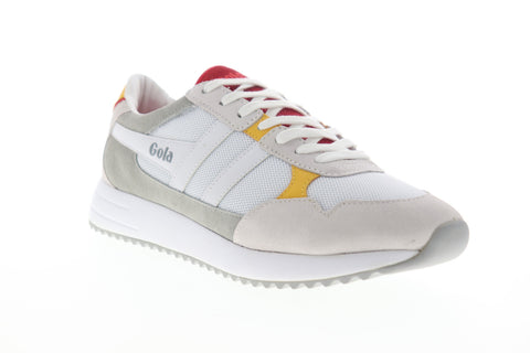 Gola Toronto CMA559 Mens White Mesh Lace Up Lifestyle Sneakers Shoes