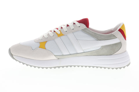 Gola Toronto CMA559 Mens White Mesh Lace Up Lifestyle Sneakers Shoes