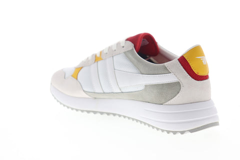 Gola Toronto CMA559 Mens White Mesh Lace Up Lifestyle Sneakers Shoes